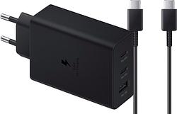 Foto van Samsung super fast charging oplader 65w + usb c kabel 1m kunststof zwart