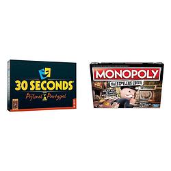 Foto van Spellenbundel - 2 stuks - 30 seconds & monopoly valsspelerseditie