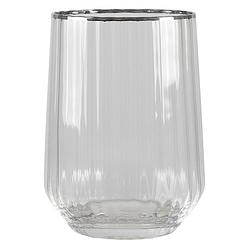 Foto van Clayre & eef waterglas 400 ml transparant glas rond drinkbeker drinkglas transparant drinkbeker drinkglas