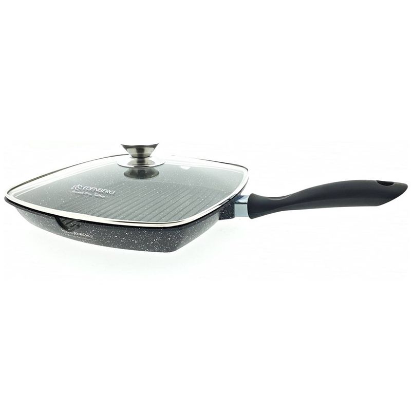 Foto van Edënbërg stonetec line - luxe inductie grillpan - hapjespan - 24x24 cm