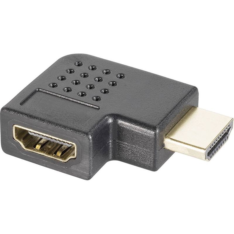 Foto van Speaka professional sp-7870136 hdmi adapter [1x hdmi-stekker - 1x hdmi-bus] zwart vergulde steekcontacten 0.00 m