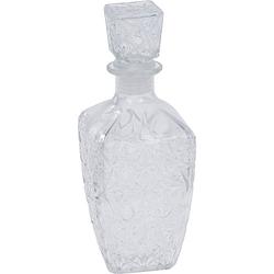 Foto van Glazen whisky/water karaf 750 ml/9,5 x 25 cm kristal - whiskeykaraffen