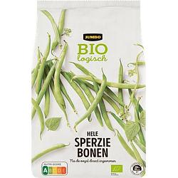 Foto van Jumbo biologisch hele sperziebonen 450g