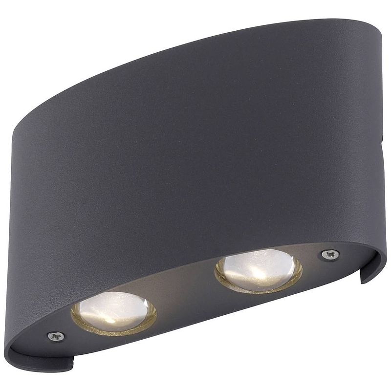 Foto van Paul neuhaus carlo 9487-13 led-wandlamp 3.2 w led antraciet