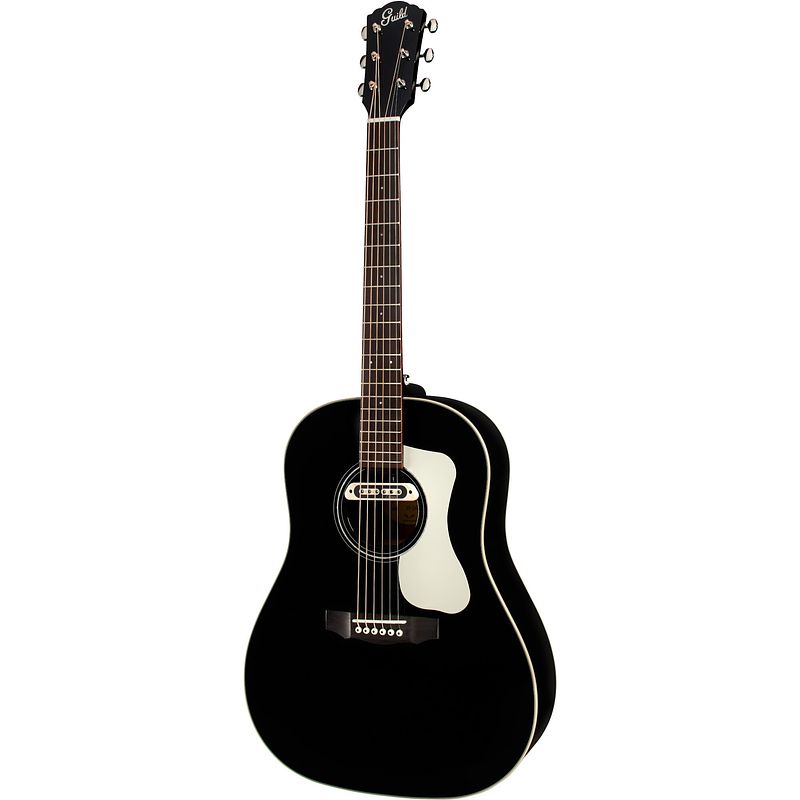 Foto van Guild ds-240e westerly memoir sloped shoulder dreadnought black elektrisch-akoestische westerngitaar