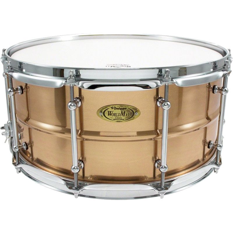 Foto van Worldmax bronze shell series 14x6.5 inch snare drum