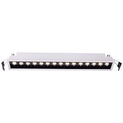 Foto van Deko light 565252 ceti 15 led-inbouwlamp led vast ingebouwd energielabel: g (a - g) 30.80 w wit