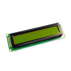 Foto van Display elektronik lc-display zwart geel-groen (b x h x d) 118 x 36 x 13.5 mm dem24252syh-ly