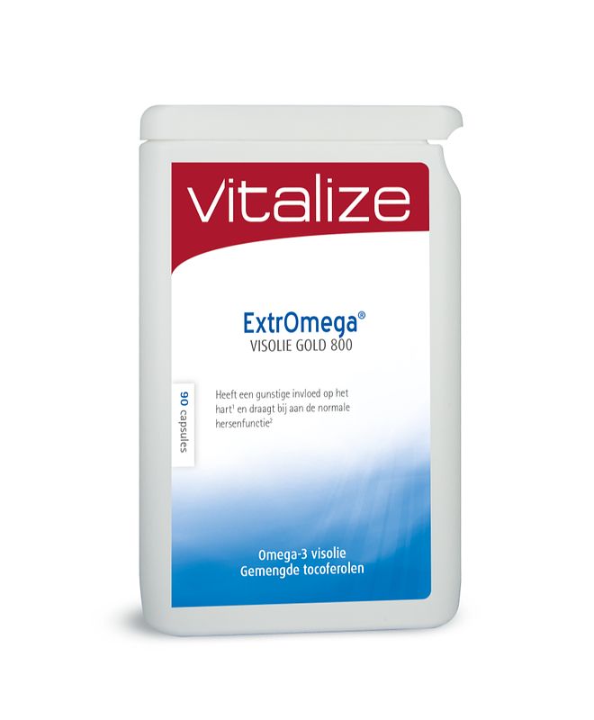 Foto van Vitalize extromega visolie gold 800 capsules