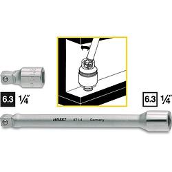 Foto van Hazet 871-1 dopsleutelverlenging aandrijving 1/4 (6.3 mm) uitvoering 1/4 (6.3 mm) 25 mm 1 stuk(s)