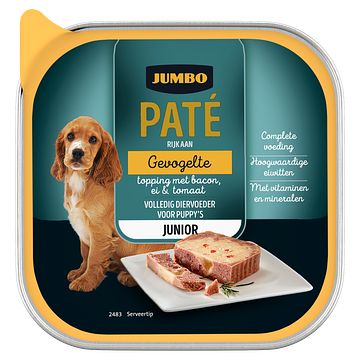 Foto van Jumbo pate met gevogelte junior 150g