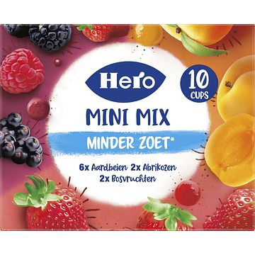 Foto van Hero minder zoet variatie jam cups 10 x 25g bij jumbo