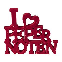 Foto van Decoratie woord - i love pepernoten