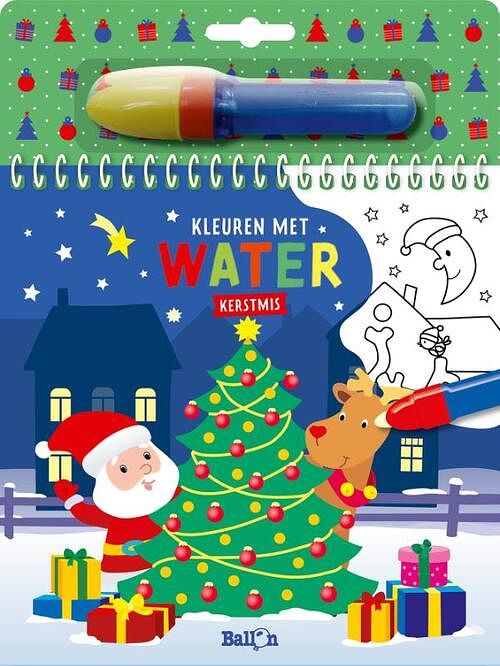 Foto van Kleuren met water - kerstmis - hardcover (9789403219660)