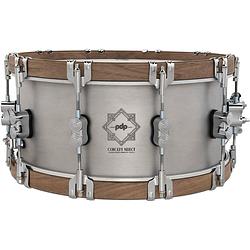 Foto van Pdp drums pdsn6514csal concept select brushed aluminum 14 x 6.5 inch snaredrum