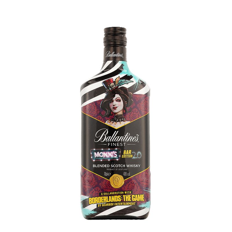 Foto van Ballantine'ss finest x borderlands moxxi'ss bar edition 2 70cl whisky