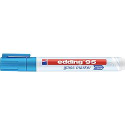 Foto van Edding e-95 4-95010 glasmarker lichtblauw 1.5 mm, 3 mm 1 stuks/pack