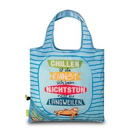 Foto van Punta shopper dames 12 liter polyester blauw/groen