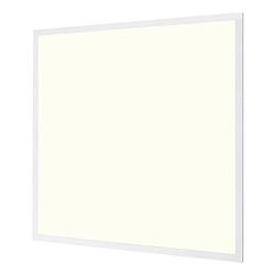 Foto van Led paneel - aigi - 60x60 natuurlijk wit 4000k - 32w high lumen - inbouw vierkant - inclusief stekker - mat wit -