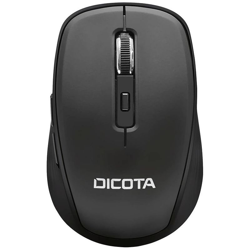 Foto van Dicota travel muis bluetooth optisch zwart 5 toetsen 800 dpi, 1200 dpi, 1600 dpi