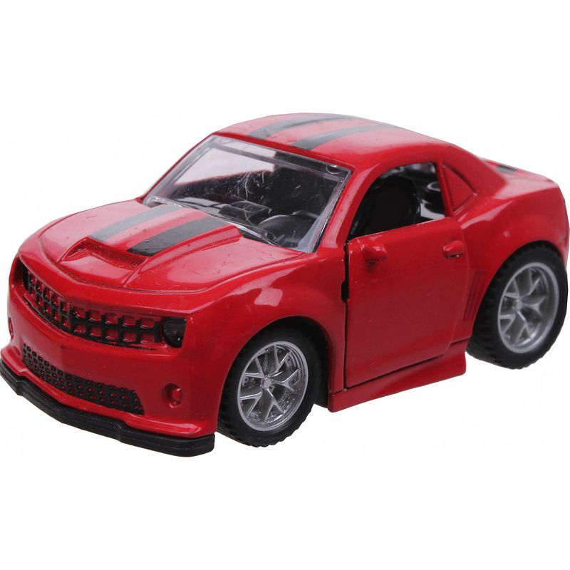 Foto van Luna auto speed streep 7,5 x 4,5 x 3,5 cm 1:48 diecast rood