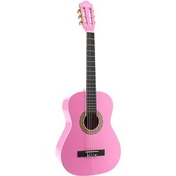 Foto van Lapaz 002 pi 3/4 klassieke gitaar roze