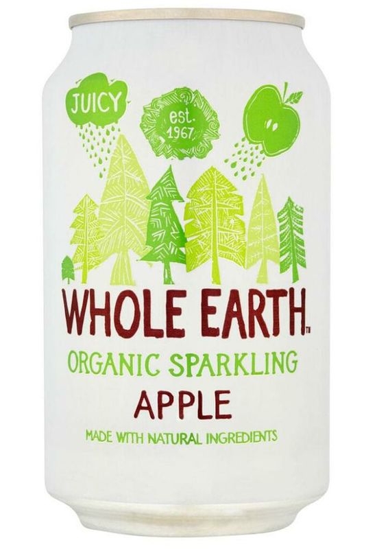 Foto van Whole earth organic sparkling apple