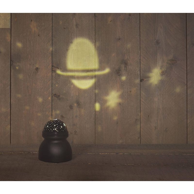 Foto van Anna'ss collection - moon and stars led warm white / black small projector 9