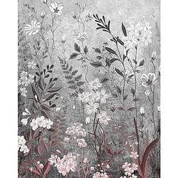 Foto van Komar moonlight flowers vlies fotobehang 200x250cm 4-banen