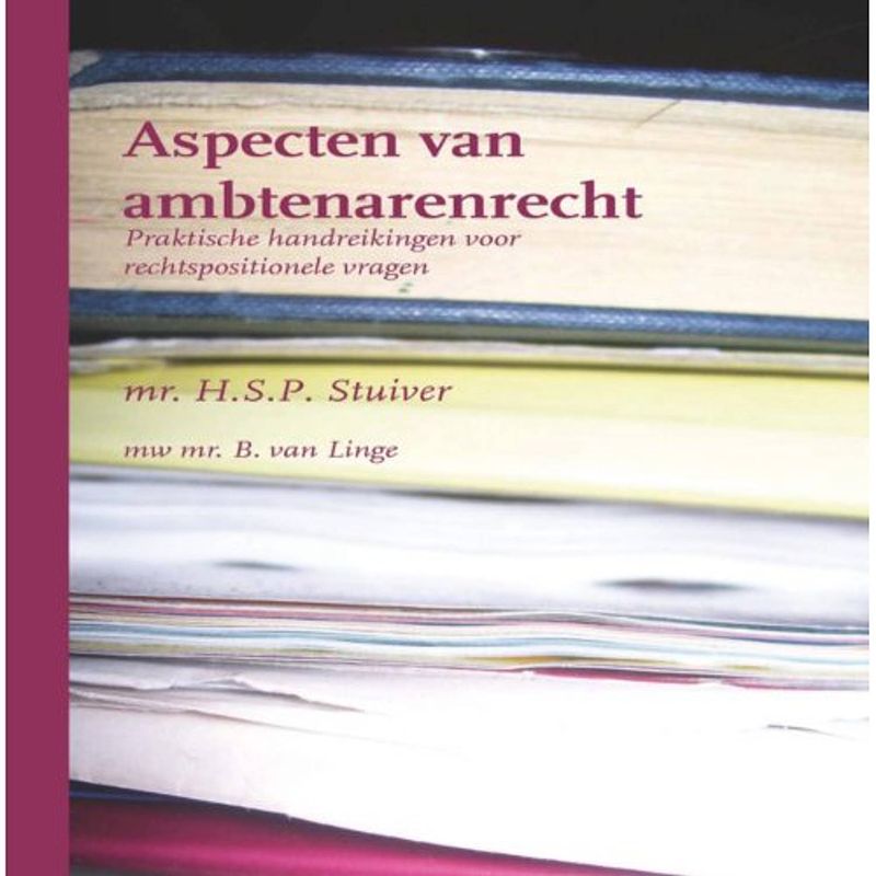 Foto van Aspecten van ambtenarenrecht