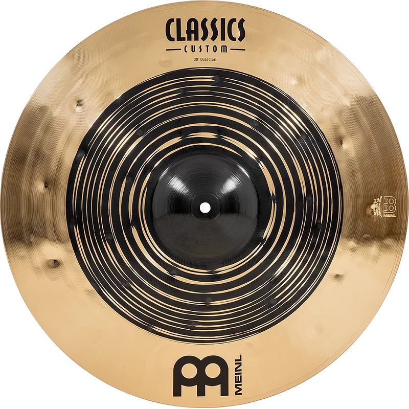 Foto van Meinl classics custom dual 20" crash bekken