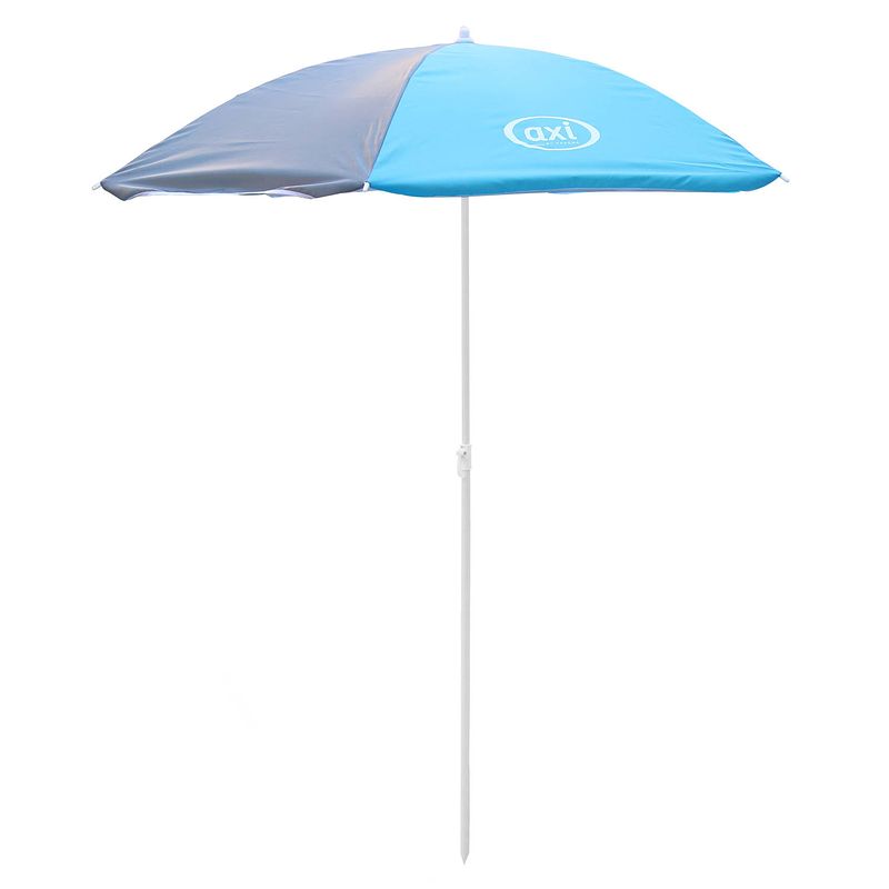 Foto van Axi parasol ?125 cm voor kinderen in grijs & blauw compatibel met axi picknicktafels, watertafels & zandbakken