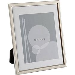 Foto van Giftdecor fotolijst 25 x 20 cm aluminium zilver/wit/zwart