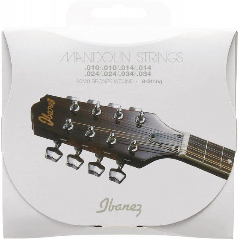 Foto van Ibanez imds4 80/20 bronze mandoline snaren