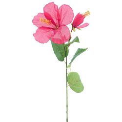 Foto van Hibiscus spray beauty 64 cm kunstbloemen