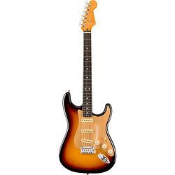 Foto van Fender american ultra ii stratocaster eb ultraburst elektrische gitaar met koffer