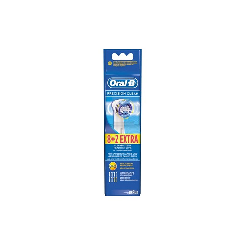 Foto van Oral-b precision clean opzetborstels - 10 stuks