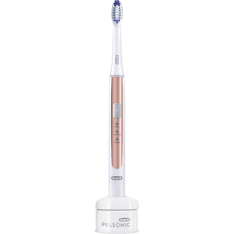 Foto van Oral-b pulsonic slim 1100 80312240 elektrische tandenborstel sonisch rose gold