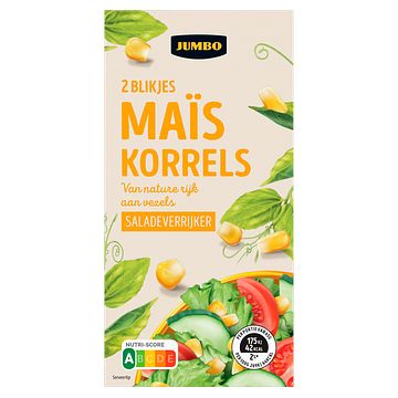 Foto van Jumbo maiskorrels 2 x 95g