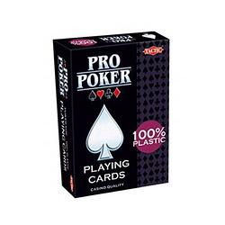 Foto van Pro poker plastic playing cards