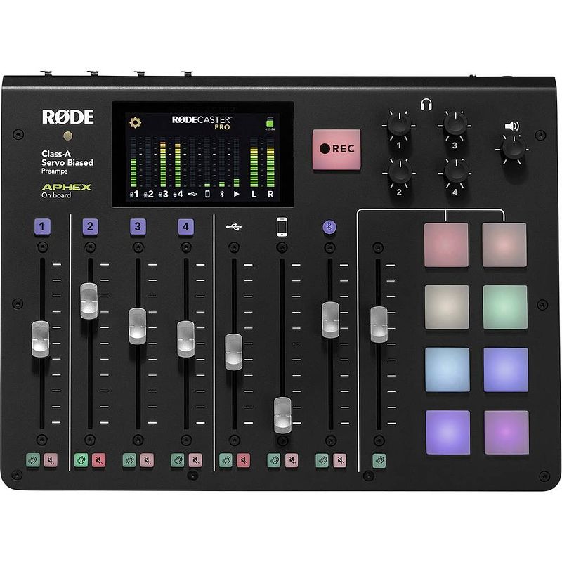 Foto van Rode microphones rodecaster pro 4-kanaals podcast console