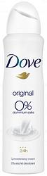 Foto van Dove original 0% deodorant spray