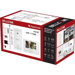 Foto van Bellcome smart 7 video-kit 1 familie complete set voor video-deurintercom kabelgebonden 8-delig wit