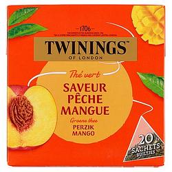 Foto van Twinings of london groene thee perzik mango 20 stuks bij jumbo