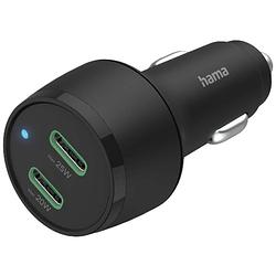 Foto van Hama car charger 45w 00201632 usb-oplader 3000 ma 2 x usb-c auto, vrachtwagen