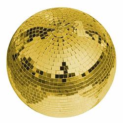Foto van Eurolite 50120035 spiegelbol met gouden oppervlak 30 cm