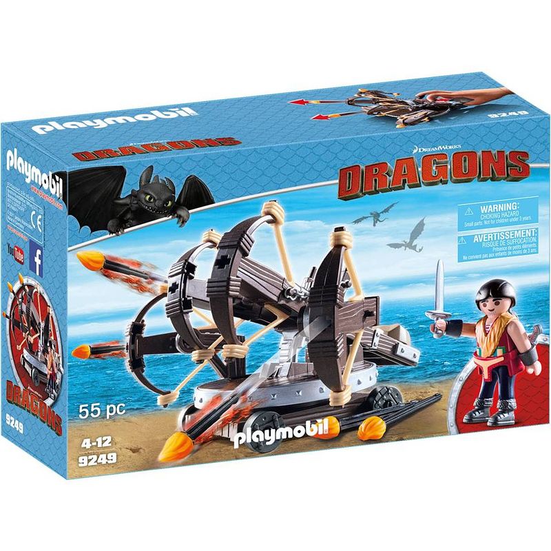 Foto van Playmobil dragons eret viervoudige ballista 9249