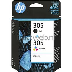 Foto van Hp 305 multipack zwart en kleur cartridge