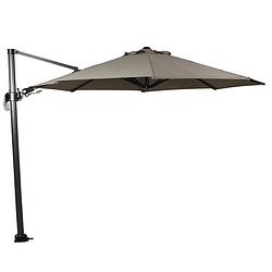 Foto van Garden impressions hawaii zweefparasol 350cm royal grey - taupe