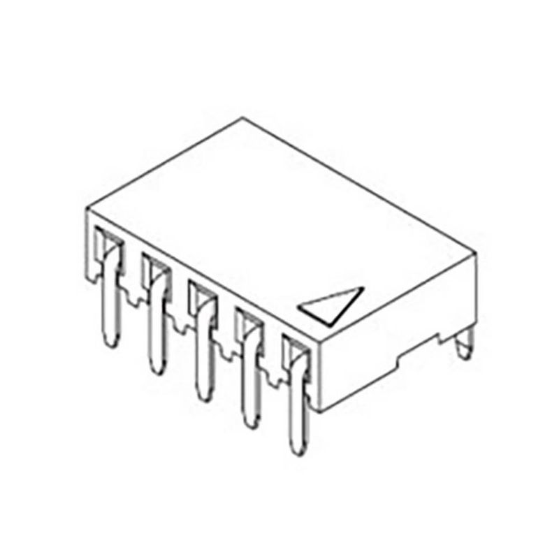 Foto van Molex 901481102 female header, inbouw (standaard) totaal aantal polen 2 rastermaat: 2.54 mm 105 stuk(s) tube